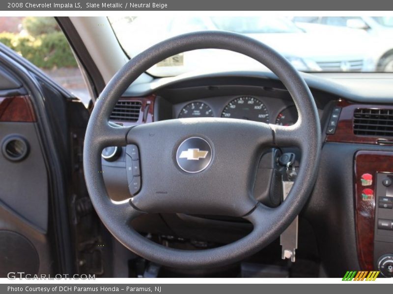 Slate Metallic / Neutral Beige 2008 Chevrolet Impala LS