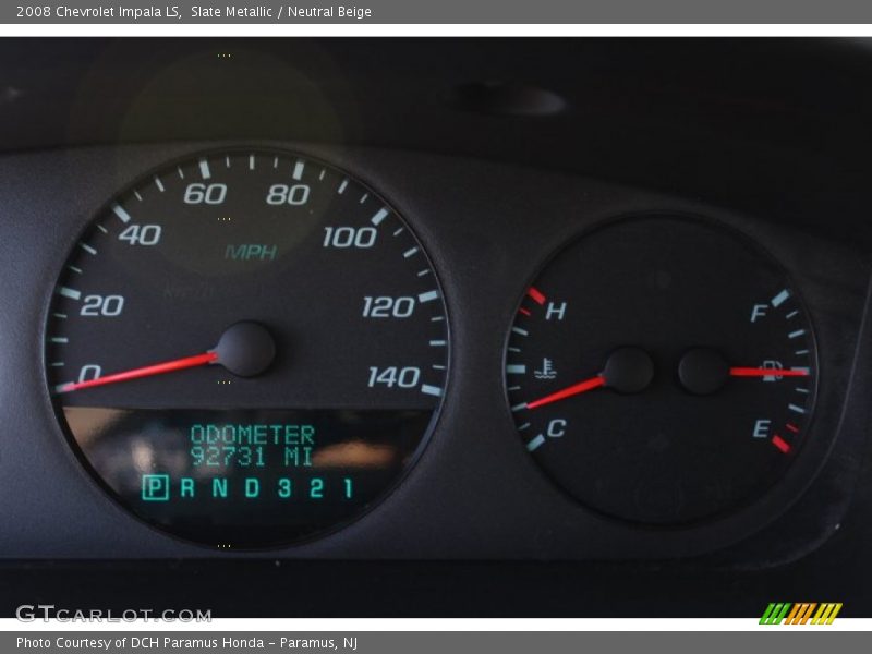 Slate Metallic / Neutral Beige 2008 Chevrolet Impala LS