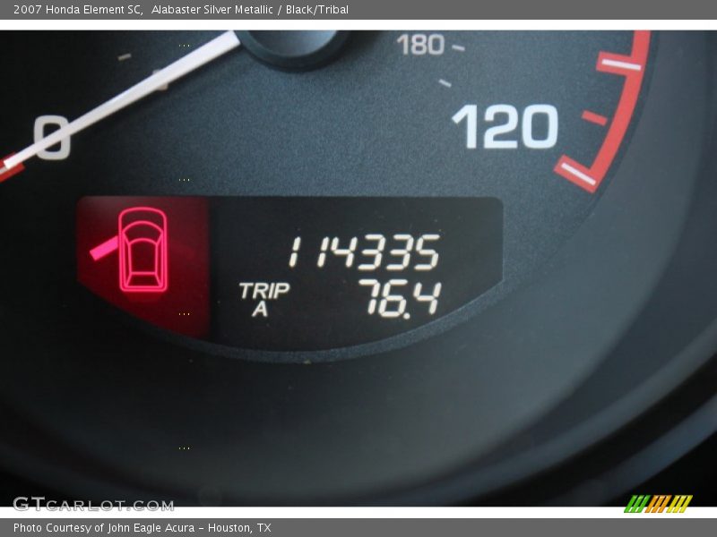 Alabaster Silver Metallic / Black/Tribal 2007 Honda Element SC