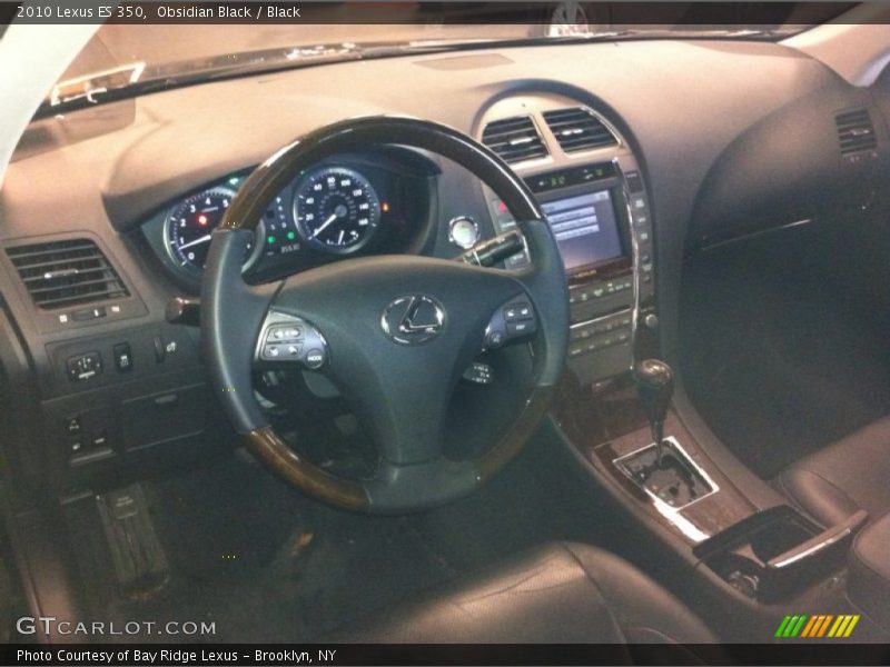 Obsidian Black / Black 2010 Lexus ES 350