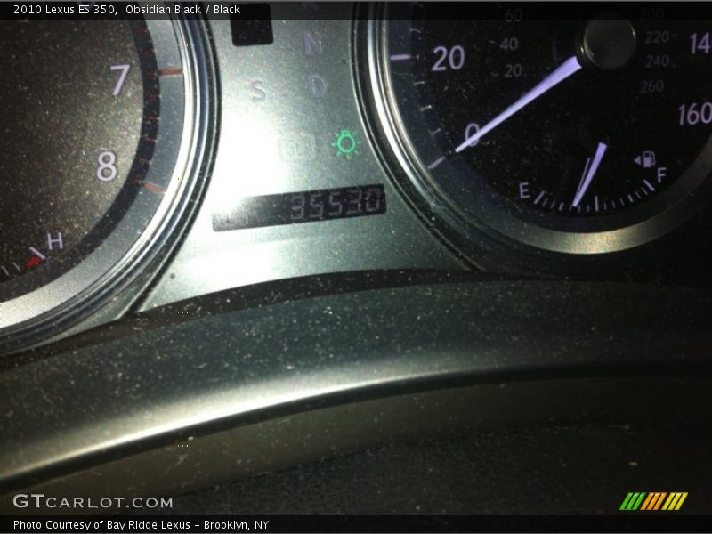 Obsidian Black / Black 2010 Lexus ES 350