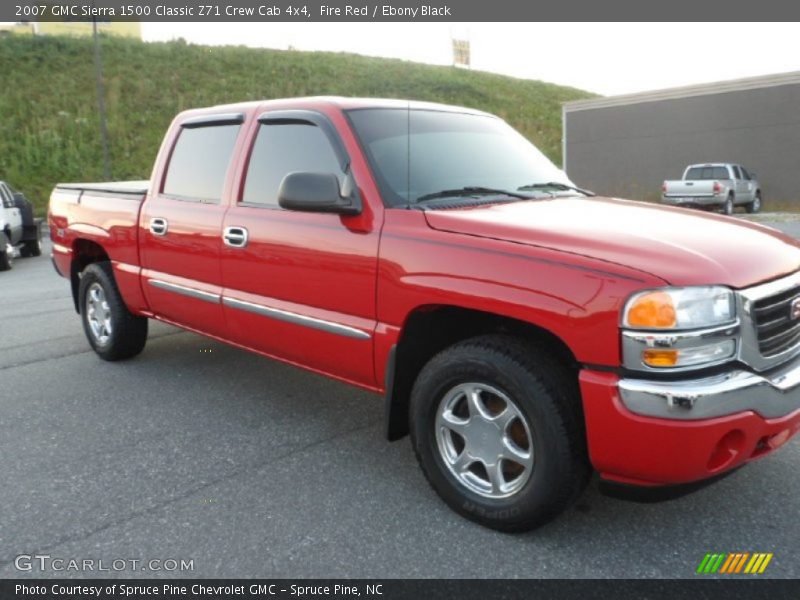 Fire Red / Ebony Black 2007 GMC Sierra 1500 Classic Z71 Crew Cab 4x4