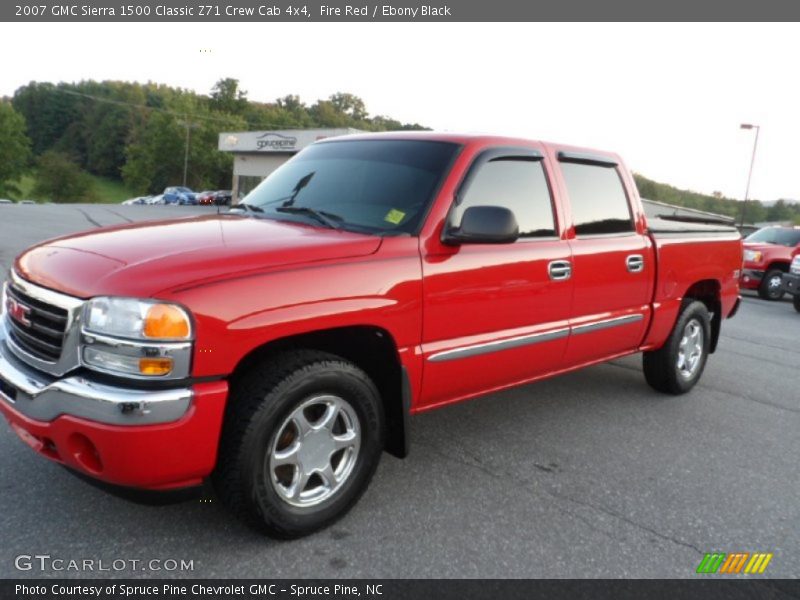Fire Red / Ebony Black 2007 GMC Sierra 1500 Classic Z71 Crew Cab 4x4