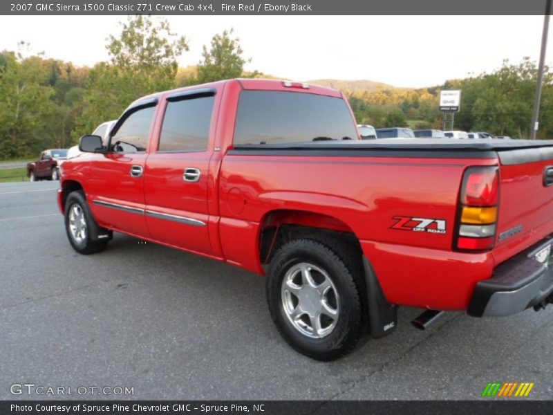 Fire Red / Ebony Black 2007 GMC Sierra 1500 Classic Z71 Crew Cab 4x4