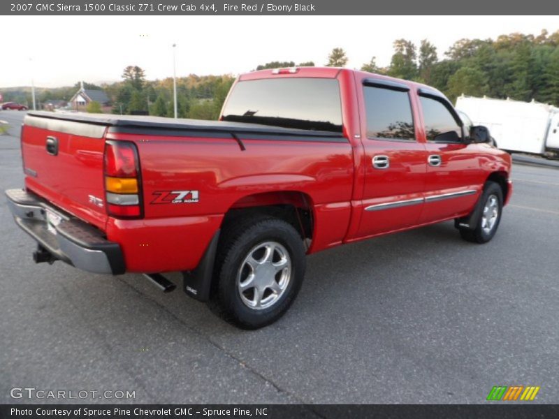 Fire Red / Ebony Black 2007 GMC Sierra 1500 Classic Z71 Crew Cab 4x4
