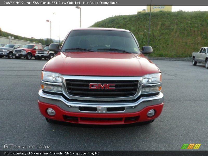 Fire Red / Ebony Black 2007 GMC Sierra 1500 Classic Z71 Crew Cab 4x4