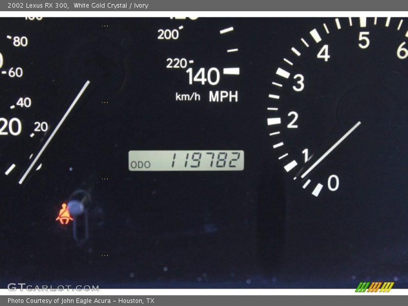 White Gold Crystal / Ivory 2002 Lexus RX 300