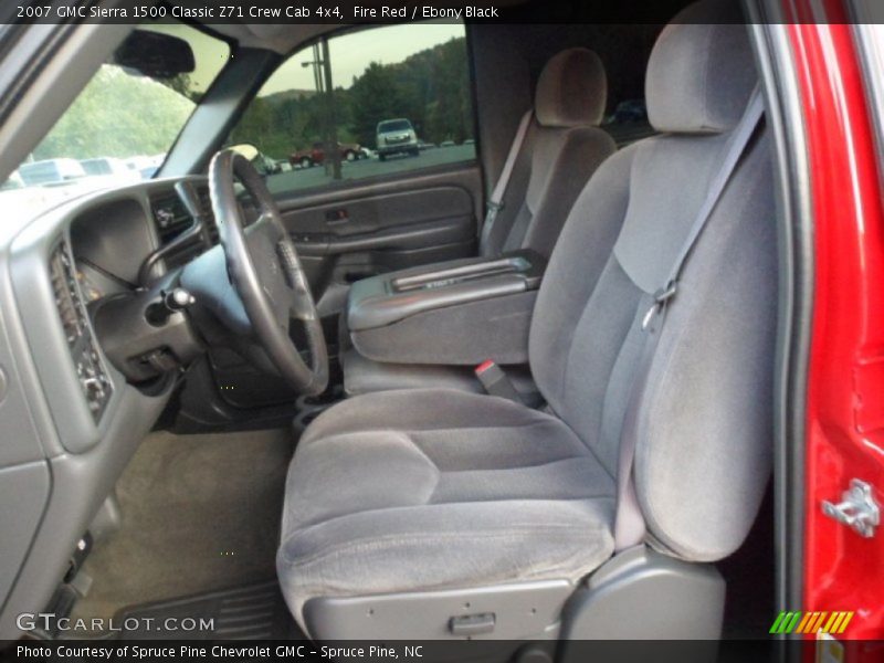 Fire Red / Ebony Black 2007 GMC Sierra 1500 Classic Z71 Crew Cab 4x4