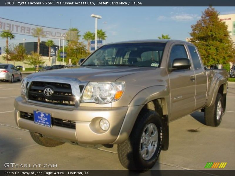 Desert Sand Mica / Taupe 2008 Toyota Tacoma V6 SR5 PreRunner Access Cab