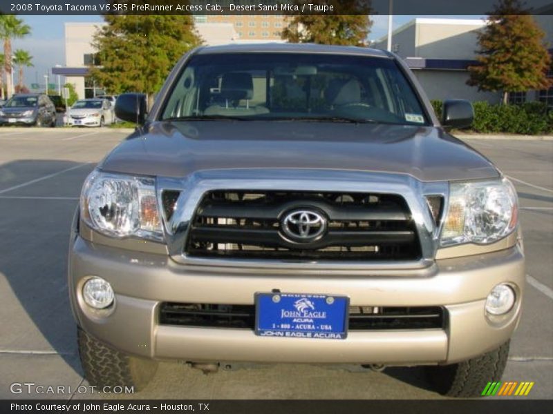 Desert Sand Mica / Taupe 2008 Toyota Tacoma V6 SR5 PreRunner Access Cab