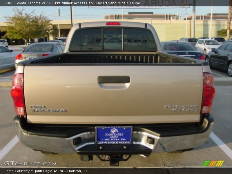 Desert Sand Mica / Taupe 2008 Toyota Tacoma V6 SR5 PreRunner Access Cab