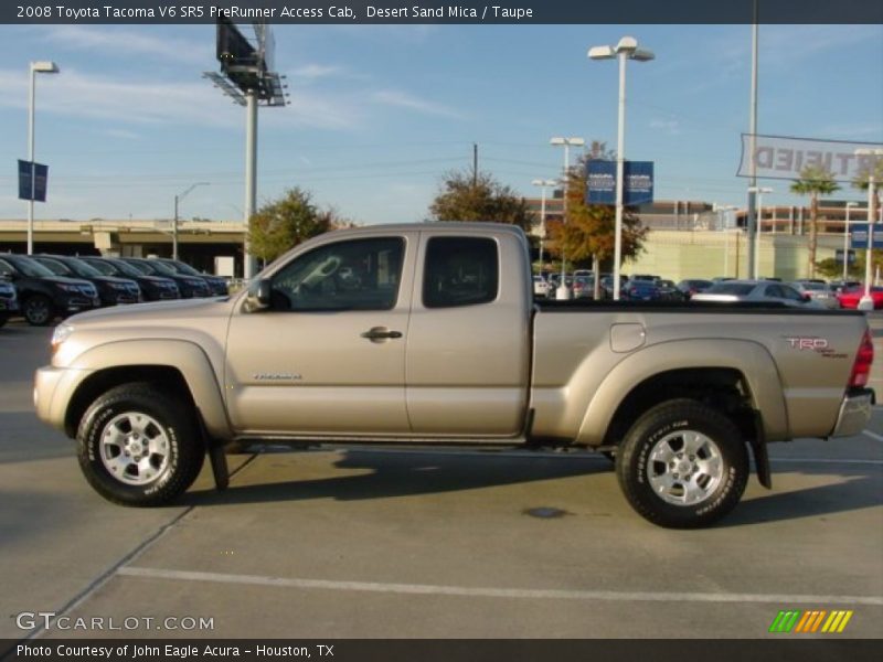 Desert Sand Mica / Taupe 2008 Toyota Tacoma V6 SR5 PreRunner Access Cab