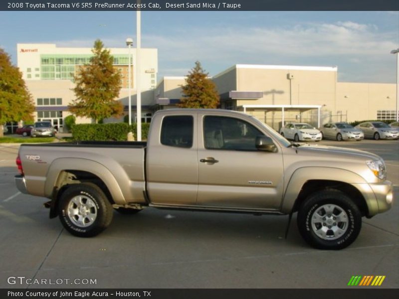 Desert Sand Mica / Taupe 2008 Toyota Tacoma V6 SR5 PreRunner Access Cab