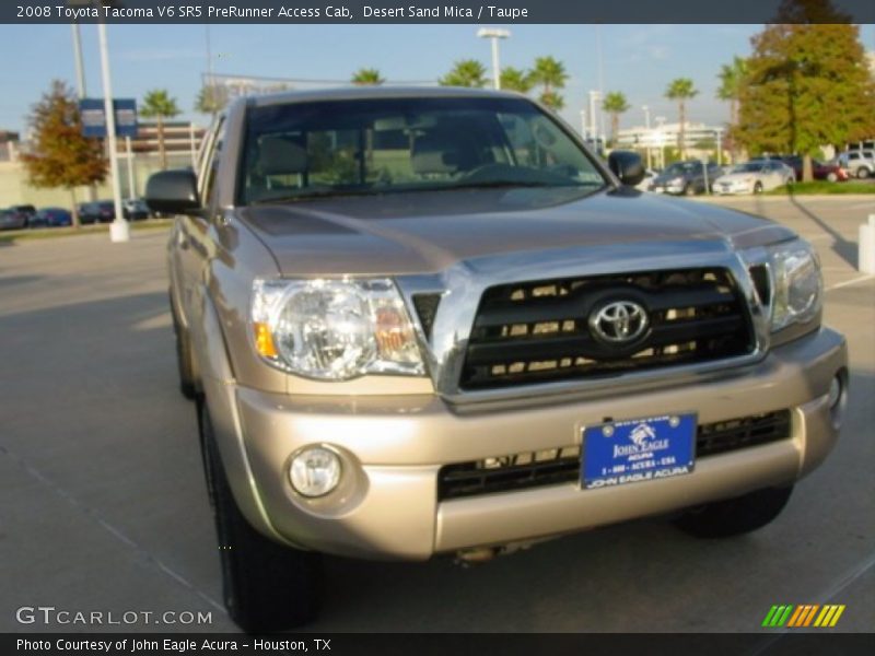 Desert Sand Mica / Taupe 2008 Toyota Tacoma V6 SR5 PreRunner Access Cab