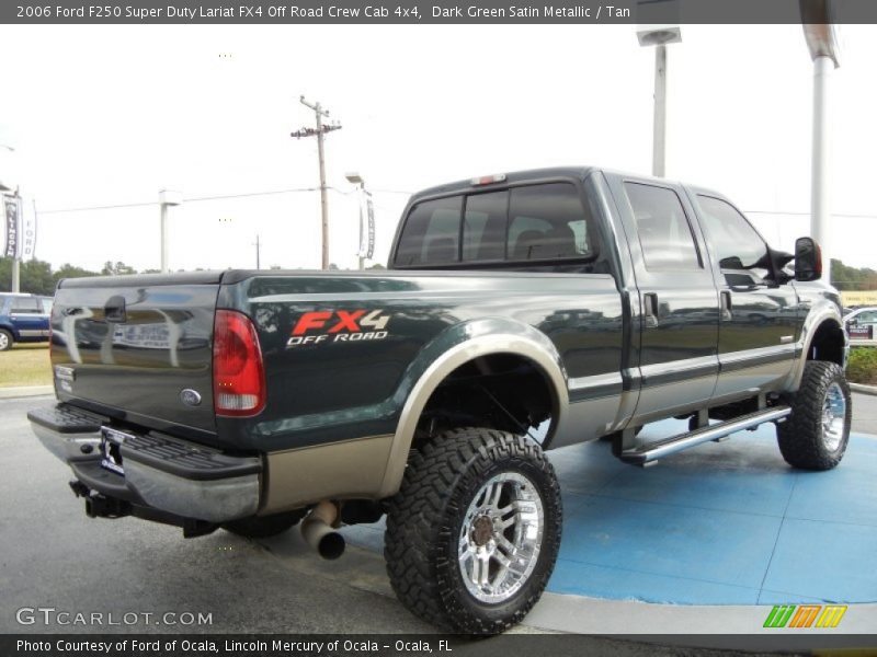  2006 F250 Super Duty Lariat FX4 Off Road Crew Cab 4x4 Dark Green Satin Metallic