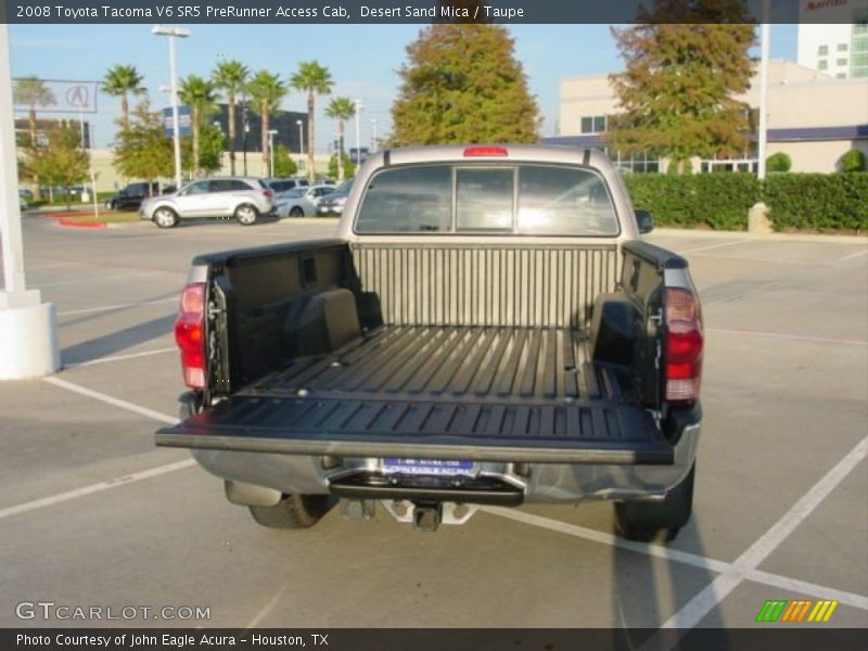 Desert Sand Mica / Taupe 2008 Toyota Tacoma V6 SR5 PreRunner Access Cab