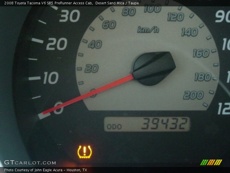 Desert Sand Mica / Taupe 2008 Toyota Tacoma V6 SR5 PreRunner Access Cab