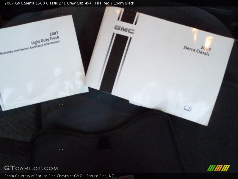 Fire Red / Ebony Black 2007 GMC Sierra 1500 Classic Z71 Crew Cab 4x4