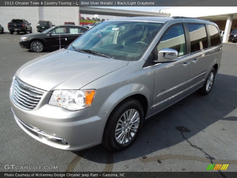 Billet Silver Metallic / Black/Light Graystone 2013 Chrysler Town & Country Touring - L