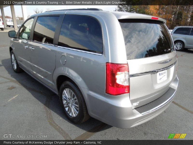 Billet Silver Metallic / Black/Light Graystone 2013 Chrysler Town & Country Touring - L
