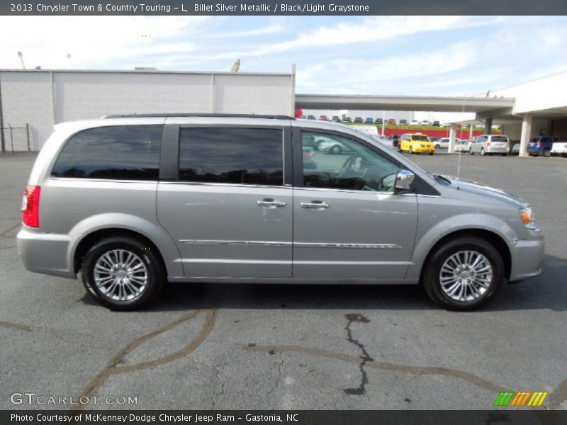 Billet Silver Metallic / Black/Light Graystone 2013 Chrysler Town & Country Touring - L