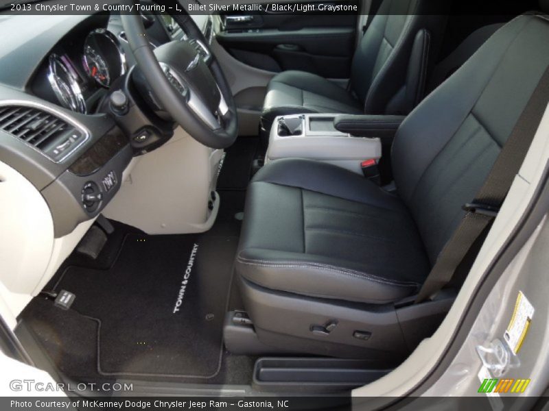 Billet Silver Metallic / Black/Light Graystone 2013 Chrysler Town & Country Touring - L