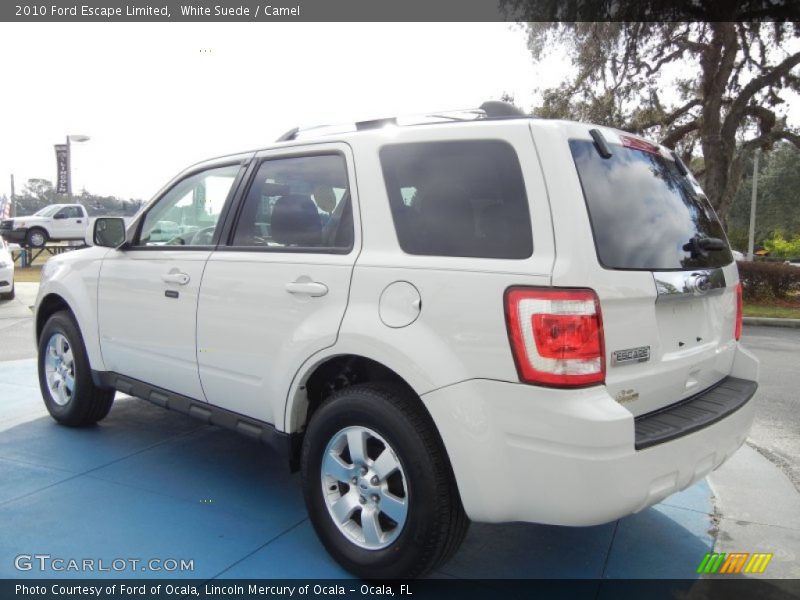 White Suede / Camel 2010 Ford Escape Limited