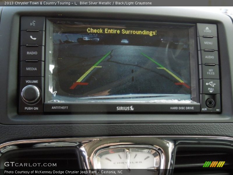 Billet Silver Metallic / Black/Light Graystone 2013 Chrysler Town & Country Touring - L