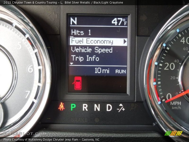 Billet Silver Metallic / Black/Light Graystone 2013 Chrysler Town & Country Touring - L