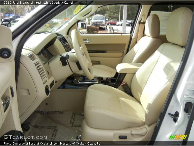 White Suede / Camel 2010 Ford Escape Limited