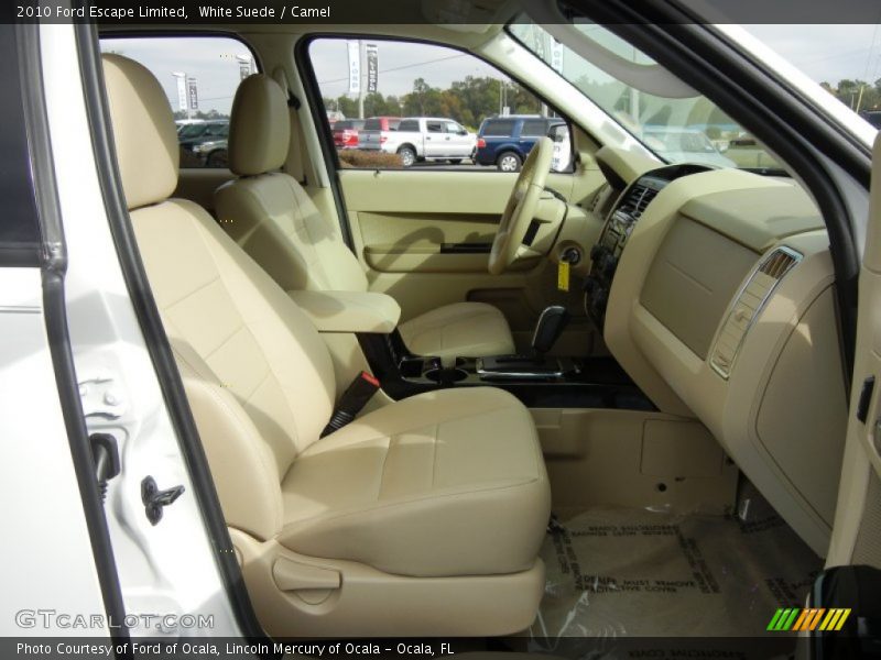 White Suede / Camel 2010 Ford Escape Limited