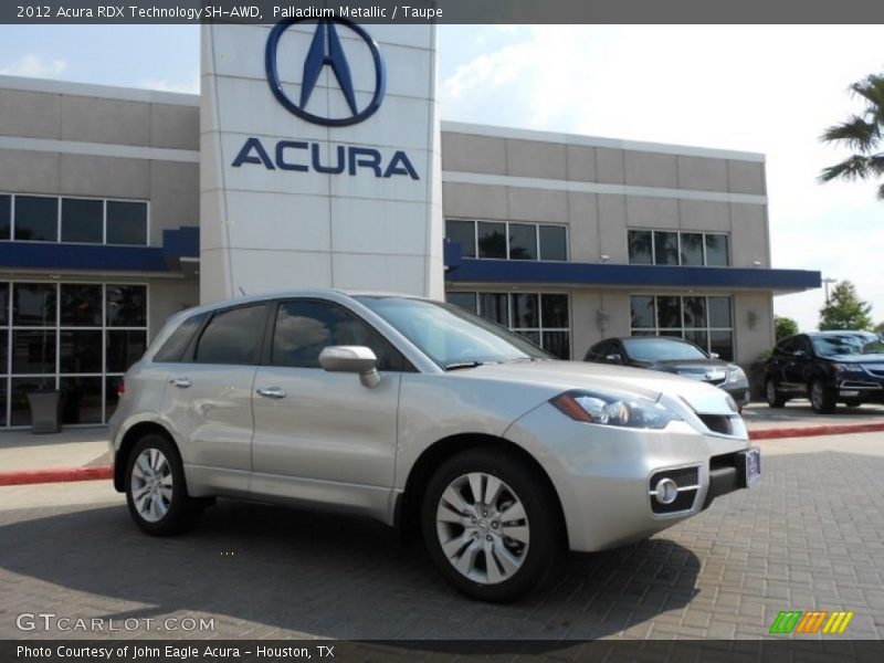 Palladium Metallic / Taupe 2012 Acura RDX Technology SH-AWD