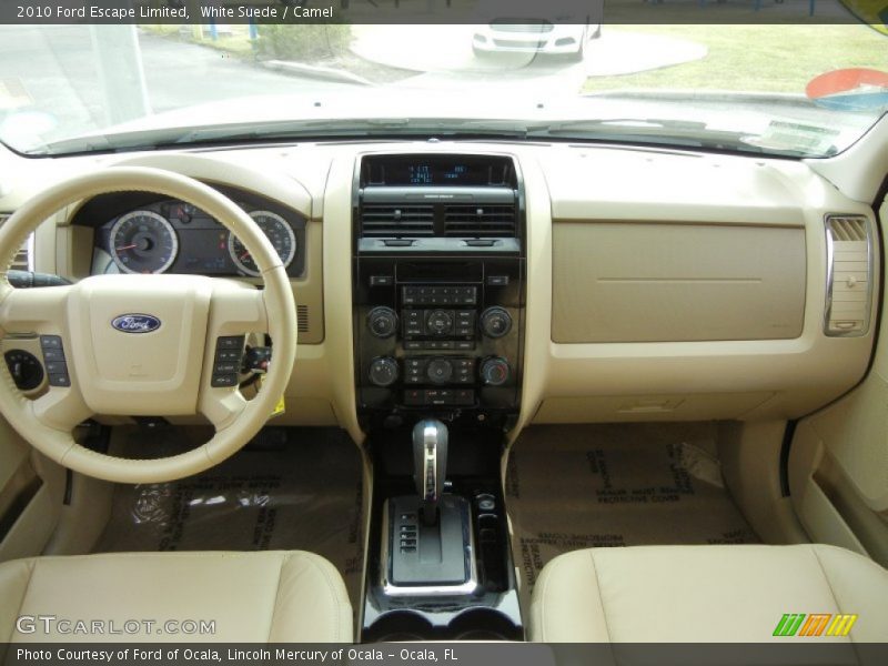 White Suede / Camel 2010 Ford Escape Limited