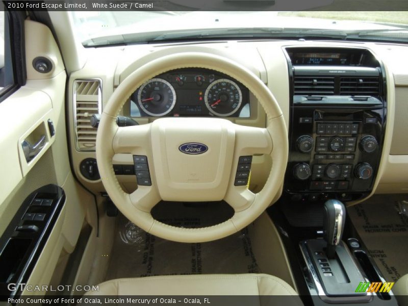 White Suede / Camel 2010 Ford Escape Limited