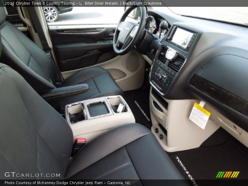 Billet Silver Metallic / Black/Light Graystone 2013 Chrysler Town & Country Touring - L
