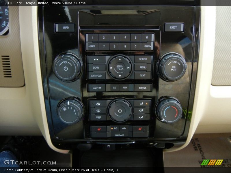 White Suede / Camel 2010 Ford Escape Limited