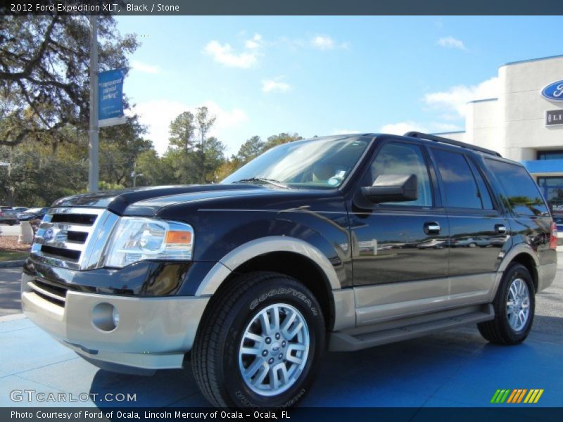 Black / Stone 2012 Ford Expedition XLT