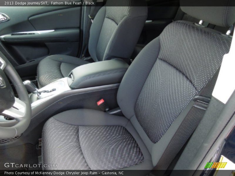 Fathom Blue Pearl / Black 2013 Dodge Journey SXT