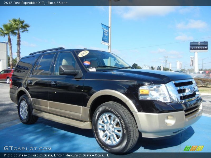Black / Stone 2012 Ford Expedition XLT