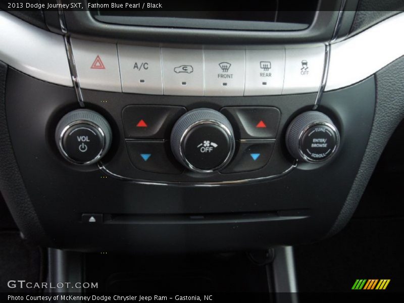 Fathom Blue Pearl / Black 2013 Dodge Journey SXT