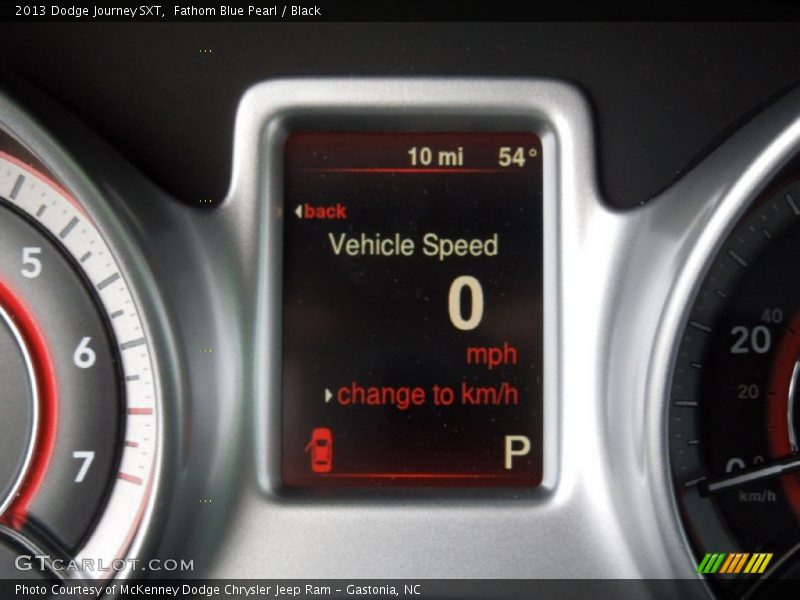 Fathom Blue Pearl / Black 2013 Dodge Journey SXT
