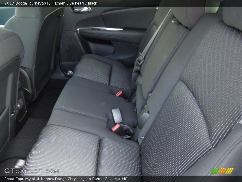 Fathom Blue Pearl / Black 2013 Dodge Journey SXT