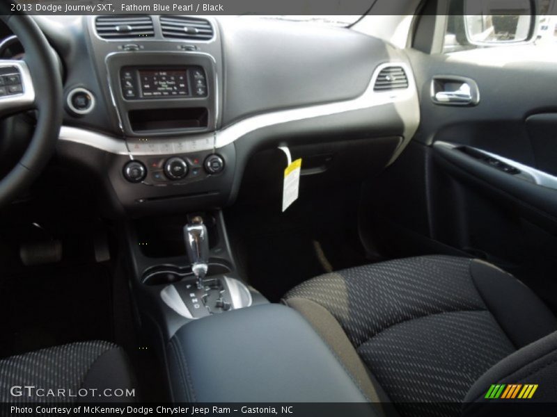Fathom Blue Pearl / Black 2013 Dodge Journey SXT