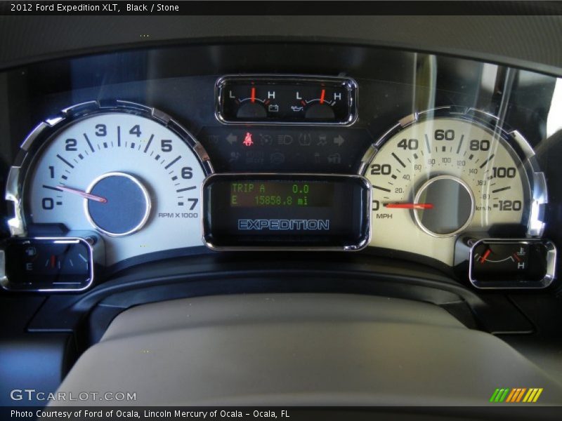 Black / Stone 2012 Ford Expedition XLT