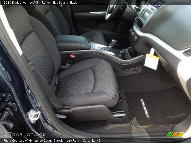 Fathom Blue Pearl / Black 2013 Dodge Journey SXT