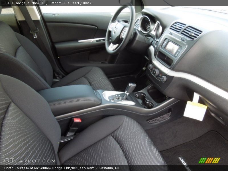 Fathom Blue Pearl / Black 2013 Dodge Journey SXT