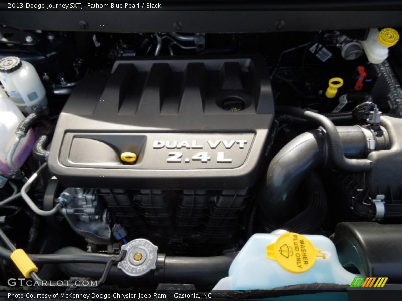 Fathom Blue Pearl / Black 2013 Dodge Journey SXT