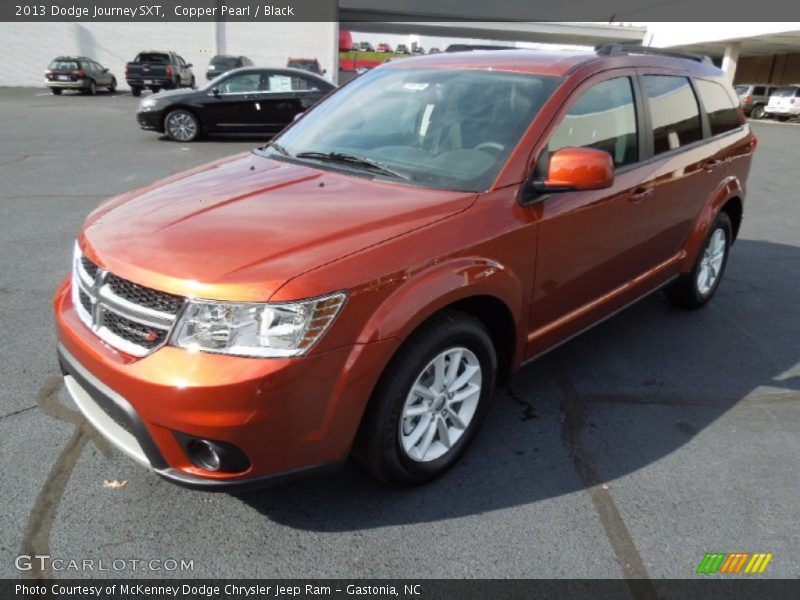 Copper Pearl / Black 2013 Dodge Journey SXT