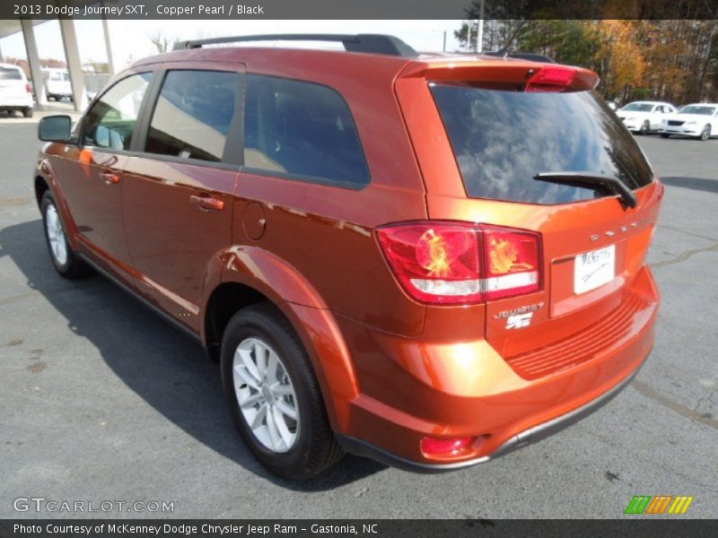 Copper Pearl / Black 2013 Dodge Journey SXT