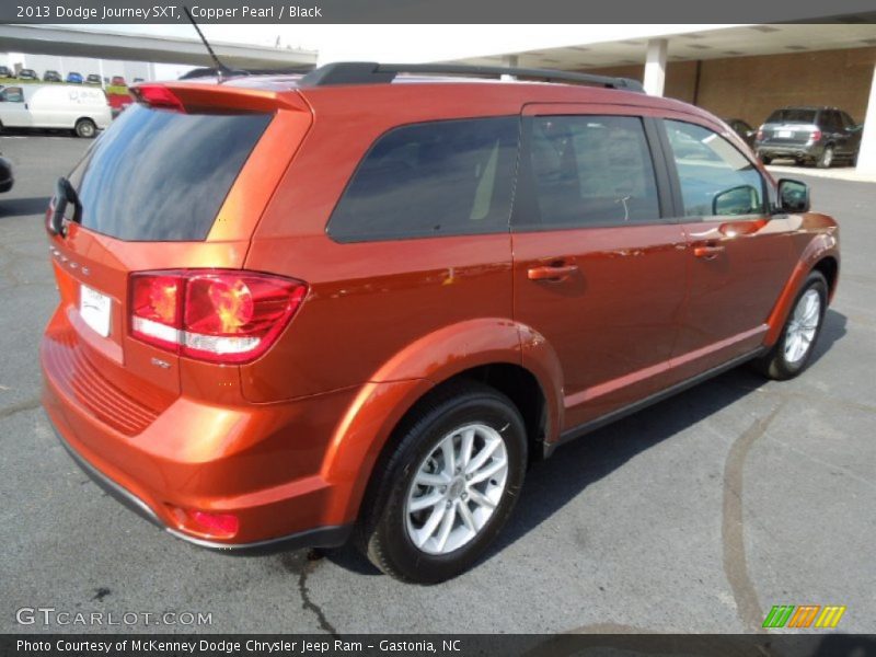 Copper Pearl / Black 2013 Dodge Journey SXT